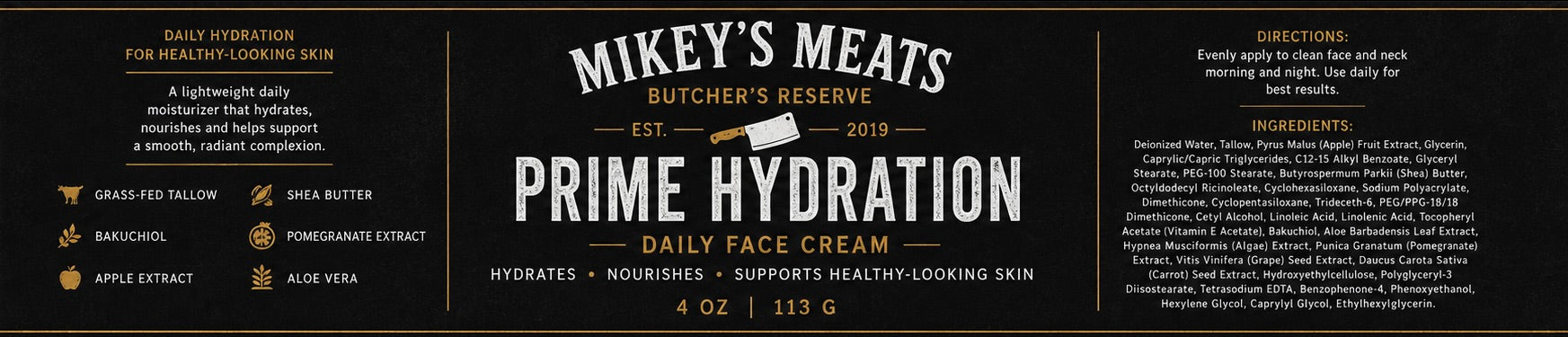 Prime Hydration Tallow Face Cream