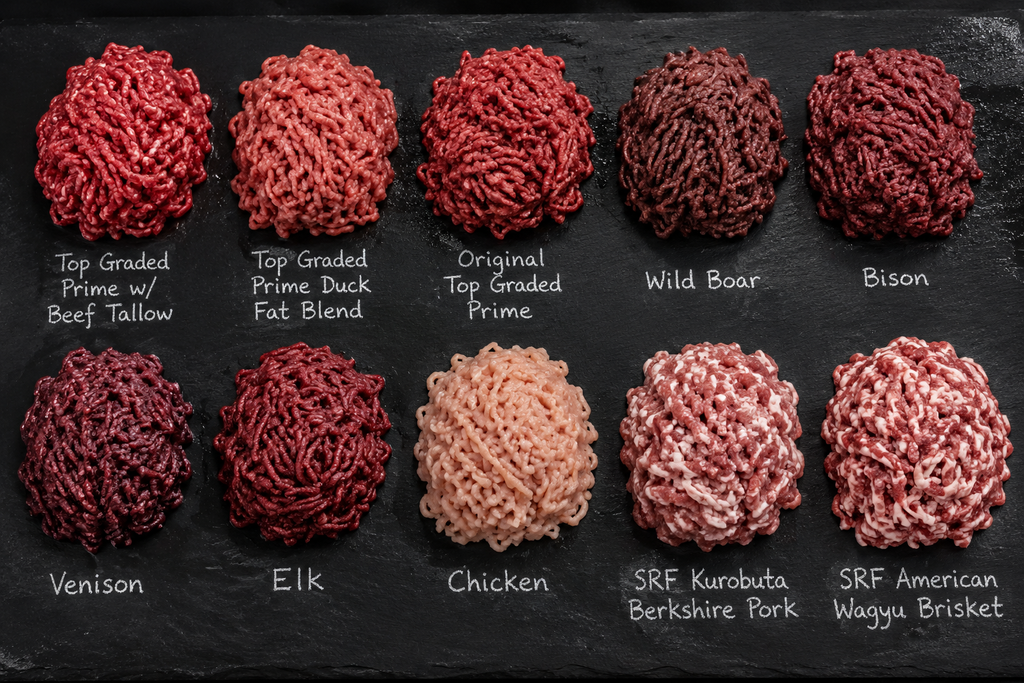 Premium Ground Meats Collection | Wagyu, Venison, Elk, Bison, Wild Boar & More | Mikey’s Meats