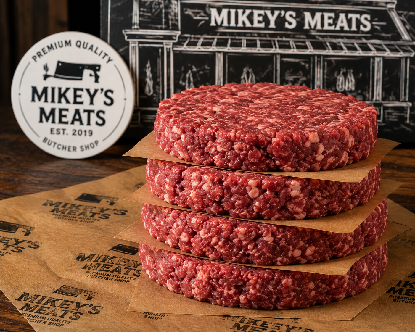 Snake River Farms American Wagyu Brisket Burger | Premium Wagyu Ground Beef | Mikey’s Meats