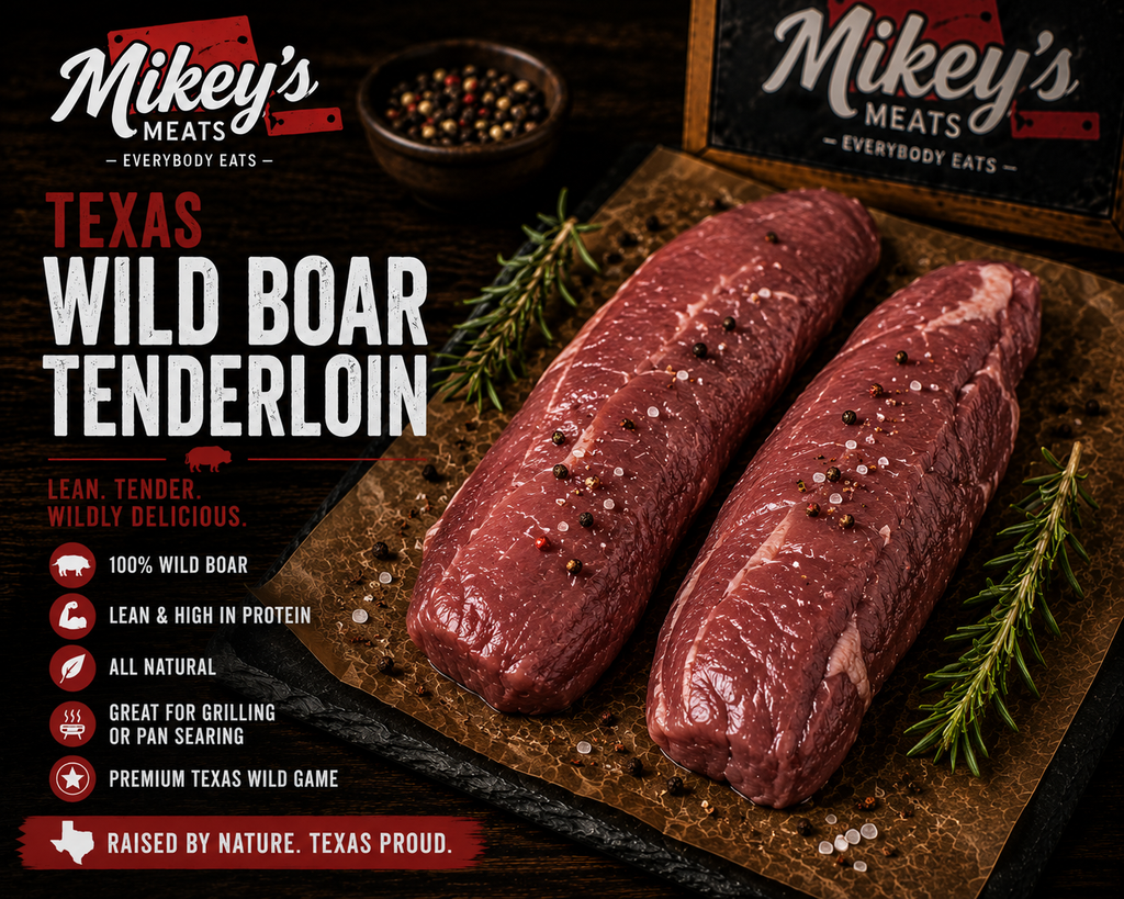Exotic Meats & Specialty Game | Bison, Elk, Wild Boar & More | Mikey’s Meats