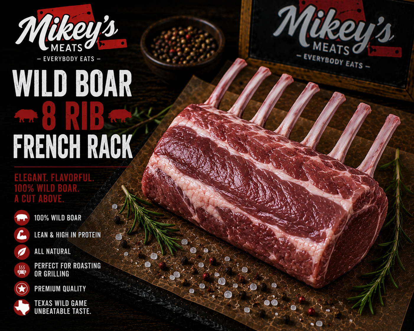 Exotic Meats & Specialty Game | Bison, Elk, Wild Boar & More | Mikey’s Meats