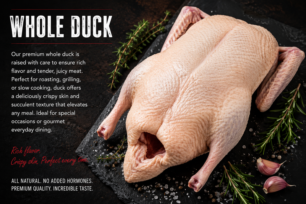Duck Breasts, Whole Duck & Peking Duck Legs | Premium Duck | Mikey's Meats